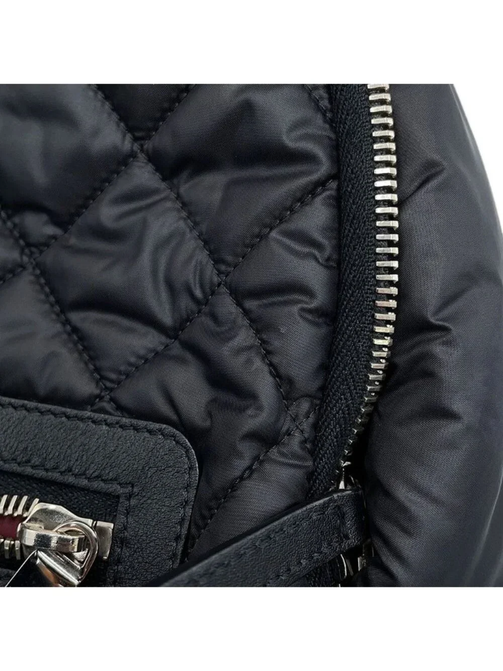Chanel Backpack CC Logo Quilted CC Nylon Black